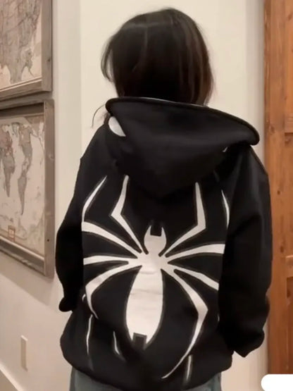 GRIND SPIDER-PUNK Oversized Zip Up