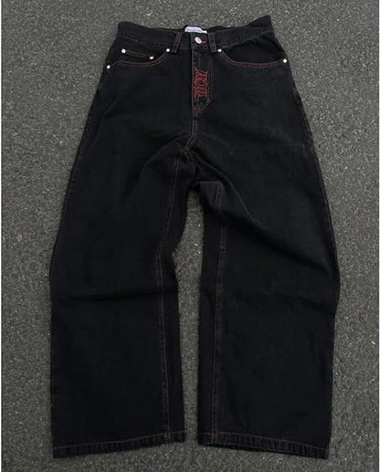 GRIND SKELETON Baggy Jeans