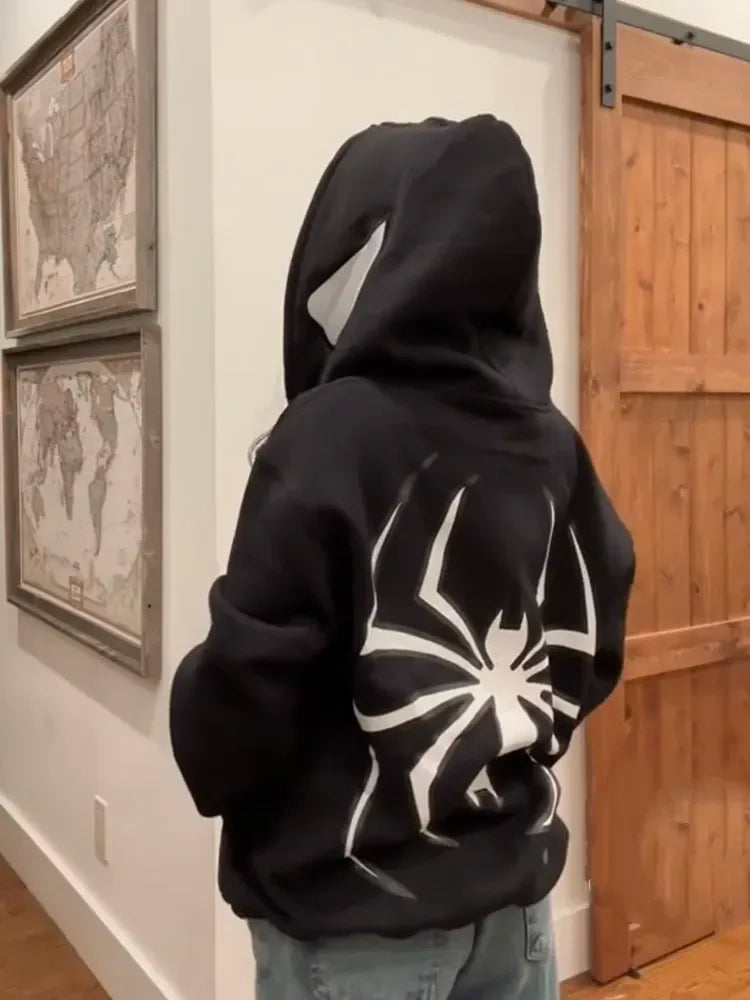 GRIND SPIDER-PUNK Oversized Zip Up